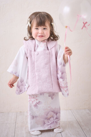 No.8268 70-80着物ピンク