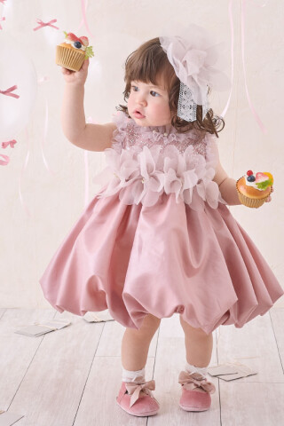 80cmピンクドレス