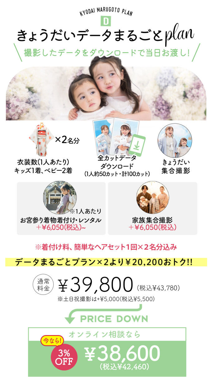 きょうだいデータまるごとプラン