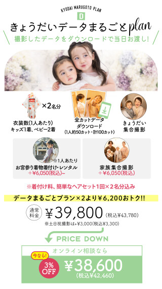 きょうだいデータまるごとプラン