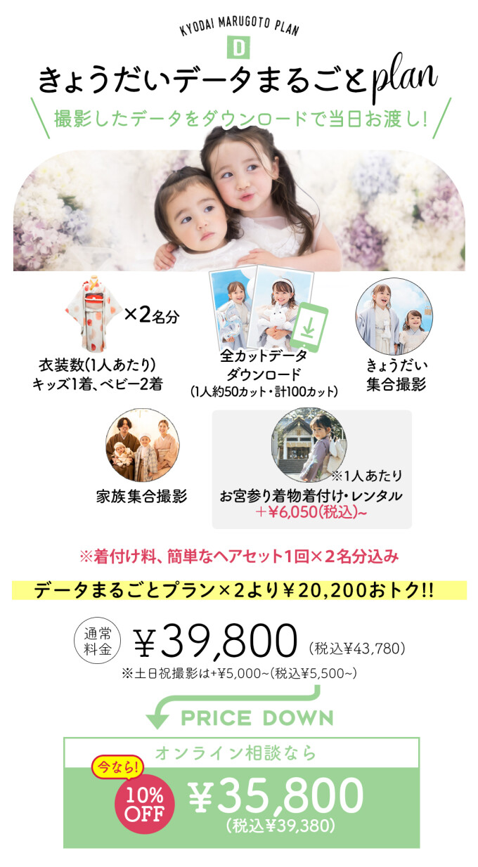 きょうだいデータまるごとプラン