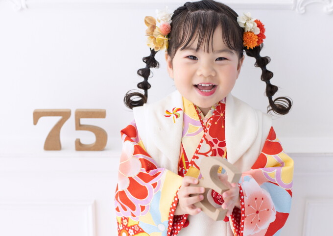【半額フェア開催中】七五三　和装台紙プラン(お一人写し）