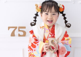 【半額フェア開催中】七五三　和装台紙プラン(お一人写し）