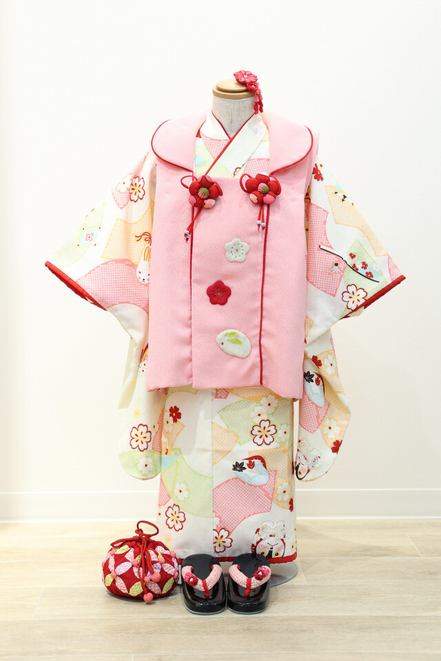 3歳女の子　和装衣装の衣装画像1