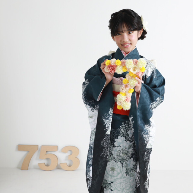 七五三 着物 7歳 フルセットの衣装画像1