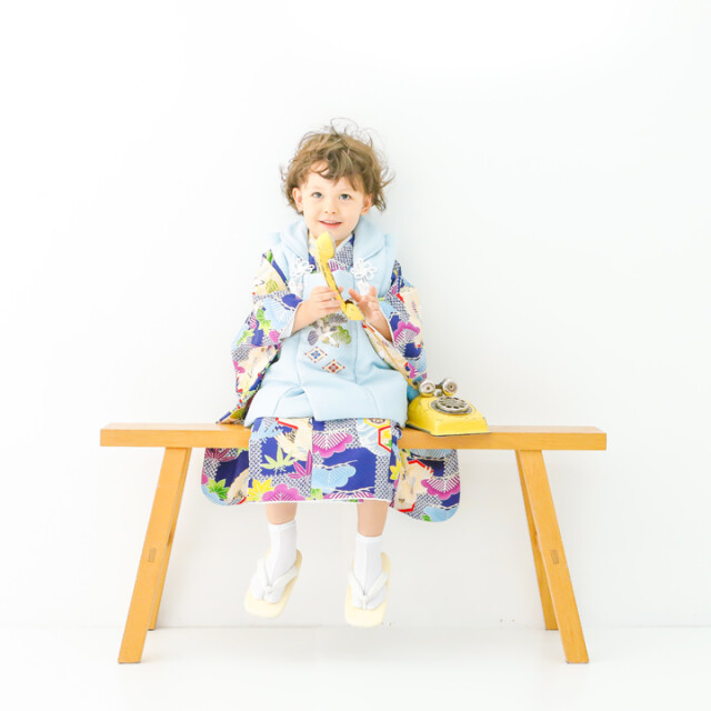 七五三 着物 3歳 男の子用の衣装画像1
